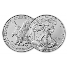 USA 1 Dólar 2022 1 oz Prata Nova Aguia